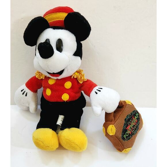 Disney Bellhop Mickey Boardwalk Inn and Villas Plush Bean Bag 9” - Picture 1 of 7